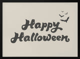Happy Halloween Bats Halloween Wall Art Print – Spooky Halloween Poster