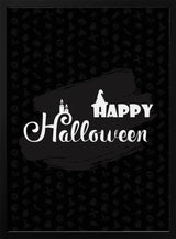 Happy Halloween Greeting Halloween Wall Art Print – Spooky Halloween Poster