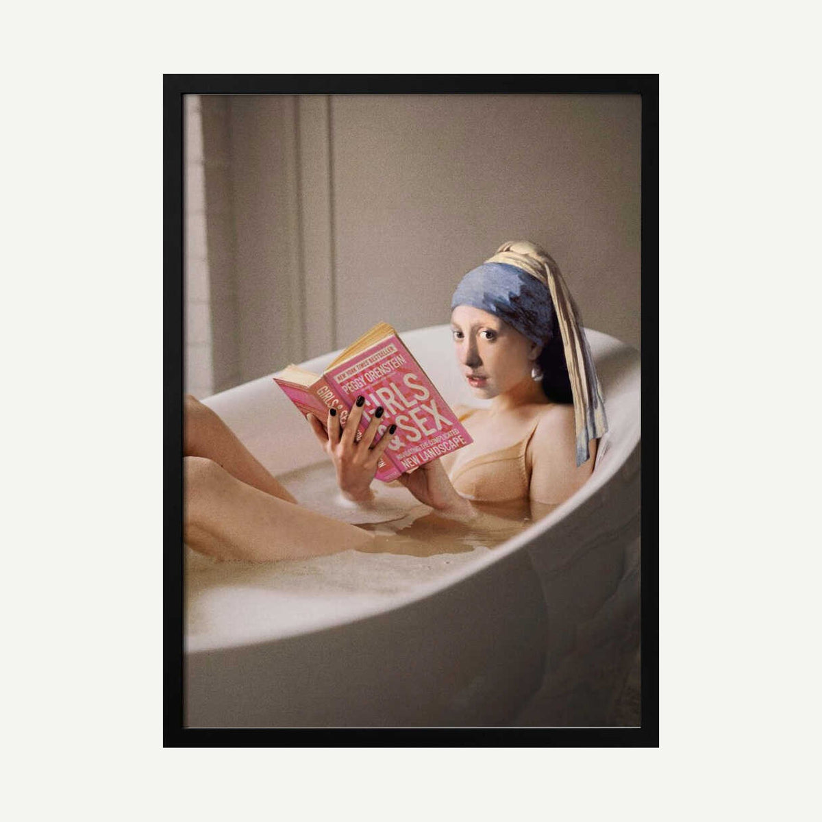 Chillin Time Art Print UK — Portrait Vibrant Wall Art — Bathroom — Wall It All Prints
