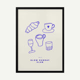 Cozy Brunch Vibes Art Print UK — Food Calm Wall Art — Bedroom — Wall It All Prints