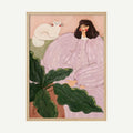 Cozy Woman With Cat