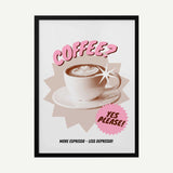 Cup of Joy Art Print UK — Abstract Vibrant Wall Art — Kitchen — Wall It All Prints