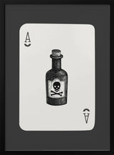 Ace of Poison Card Halloween Wall Art Print – Gothic Occult Halloween Poster