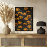 Spooky Halloween Pumpkins Halloween Wall Art Print – Spooky Halloween Poster