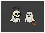 Halloween Ghosts Boo Halloween Wall Art Print – Cute Kawaii Halloween Poster