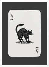 Halloween Ace - Cat Halloween Wall Art Print – Cute Kawaii Halloween Poster