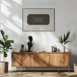 Haunted House Ticket Halloween Wall Art Print – Funny Halloween Poster