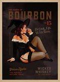 Babes of Bourbon October Halloween Witch Halloween Wall Art Print