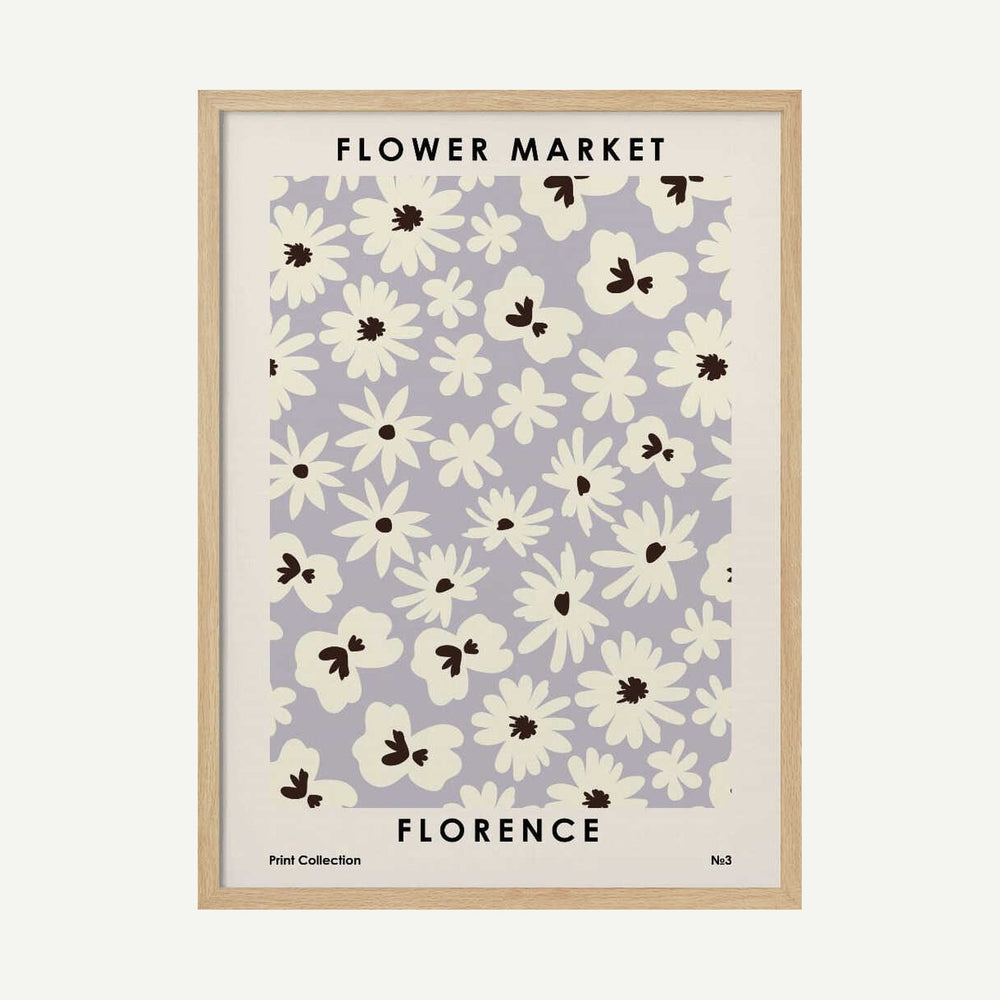 Flower Market Florence Art Print UK — Botanical Calm Wall Art — Office — Wall It All Prints