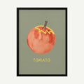 Fresh Watercolor Tomato