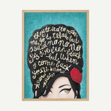 Graphic Beehive Portrait Art Print UK — Abstract Vibrant Wall Art — Kitchen — Wall It All Prints