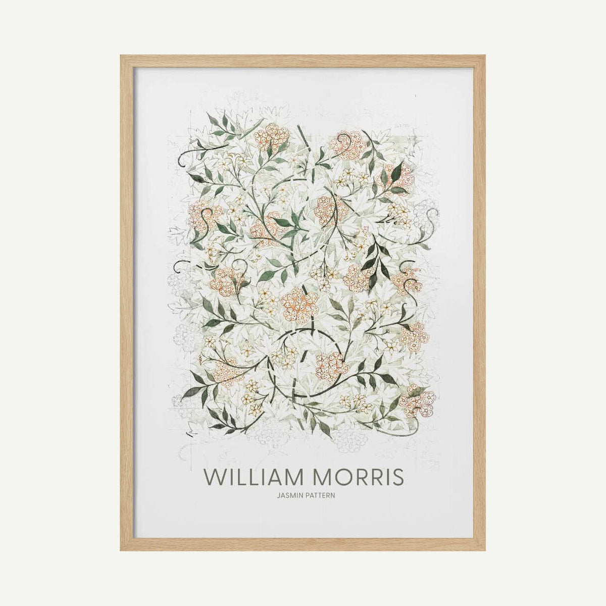 Jasmine Art Print UK — Botanical Vibrant Wall Art — Living Room — Wall It All Prints