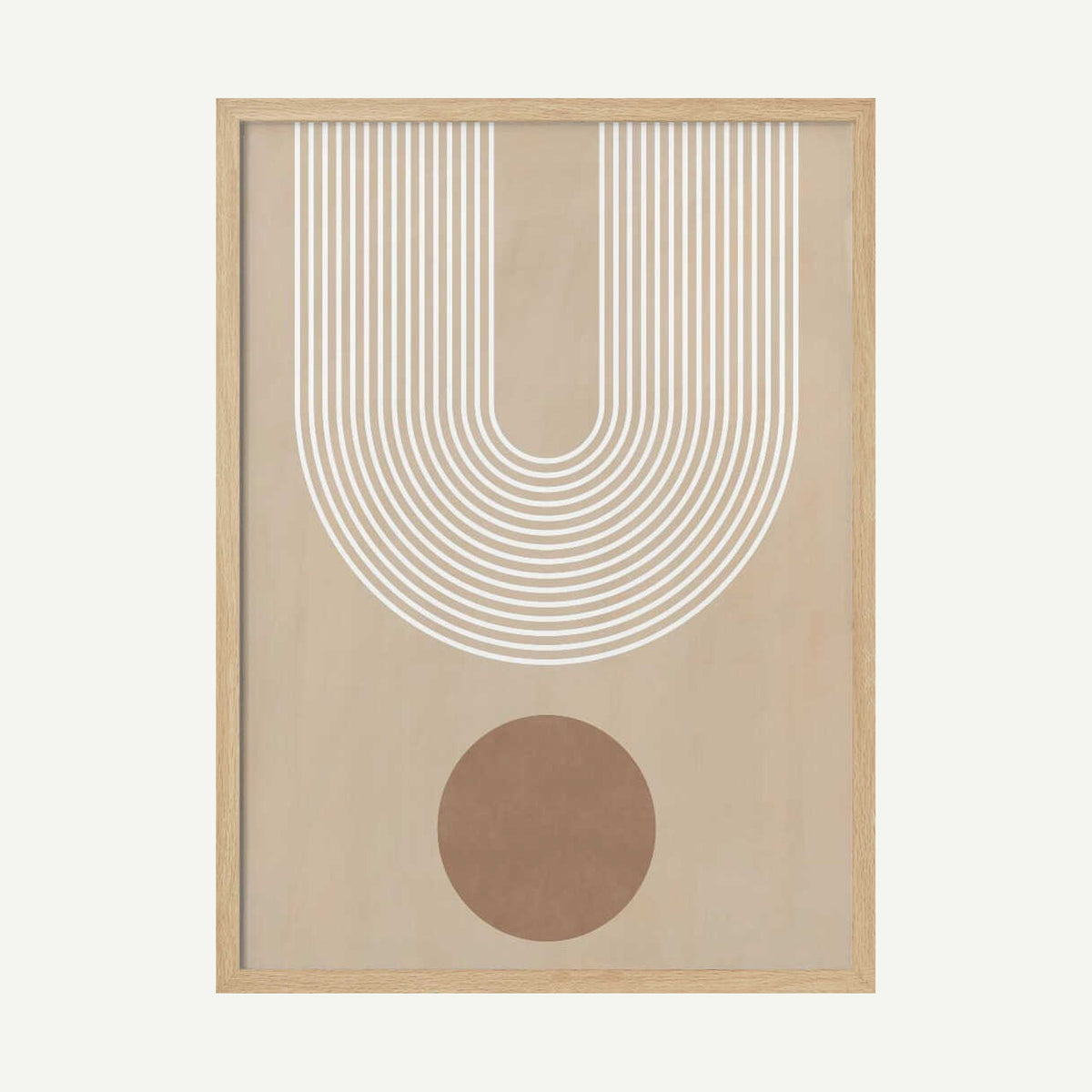 Minimalist Arch Form Art Print UK — Abstract Minimal Wall Art — Office — Wall It All Prints