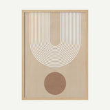 Minimalist Arch Form Art Print UK — Abstract Minimal Wall Art — Office — Wall It All Prints