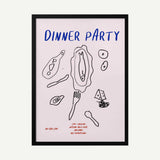 Minimalist Feast Art Print UK — Abstract Minimal Wall Art — Kitchen — Wall It All Prints