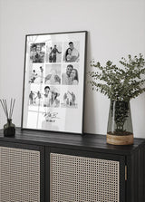 Personalized Couple Photo Collage Poster