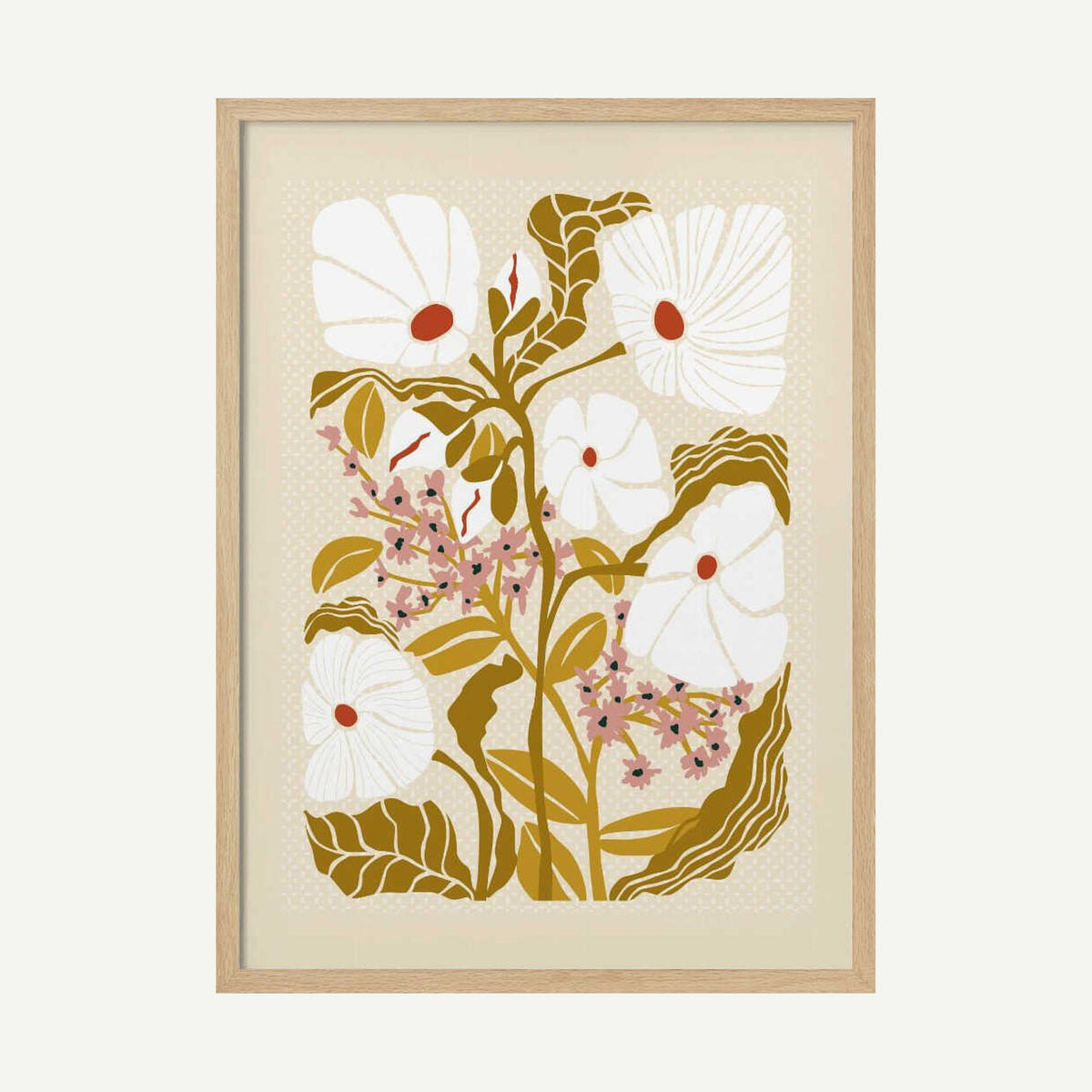 Modern Botanical Garden Art Print UK — Botanical Minimal Wall Art — Office — Wall It All Prints