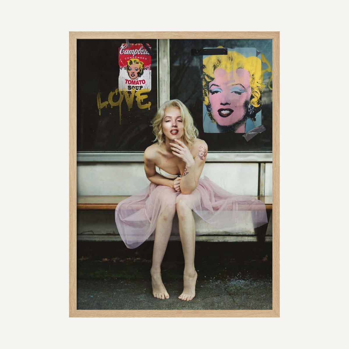 New Marilyn Art Print UK — Portrait Vibrant Wall Art — Living Room — Wall It All Prints