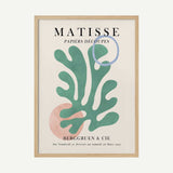Organic Cutout Shapes Art Print UK — Botanical Calm Wall Art — Office — Wall It All Prints