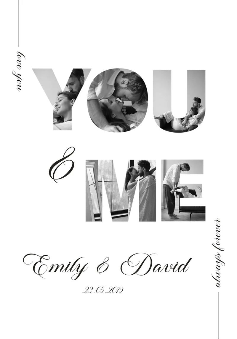 You & Me Print