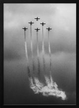 Formation Smoke Trails Art Print UK — Dark Moody Dark Wall Art — Living Room — Wall It All Prints