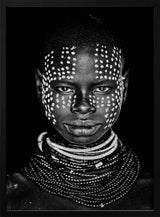 African Dotted Portrait