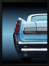 Sleek Blue Classic Car Art Print UK — Vintage Elegant Wall Art — Living Room — Wall It All Prints