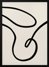 Fluid Line Movement Art Print UK — Abstract Dark Wall Art — Office — Wall It All Prints