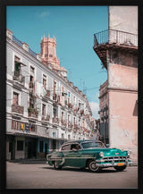 Classic Car Havana Street Art Print UK — Vintage Calm Wall Art — Living Room — Wall It All Prints