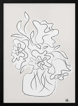 Minimalist Floral Drawing