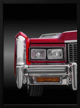 Red Classic Car Front Art Print UK — Vintage Elegant Wall Art — Living Room — Wall It All Prints