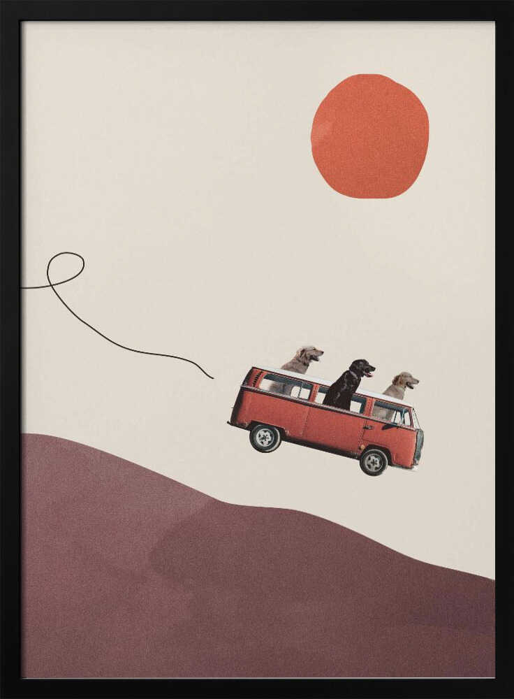 Adventure gang Art Print UK — Abstract Minimal Wall Art — Office — Wall It All Prints