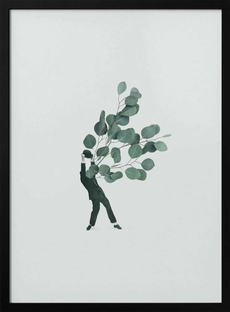 The extravert Art Print UK — Botanical Minimal Wall Art — Office — Wall It All Prints