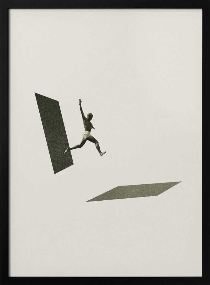 Not the one to wait Art Print UK — Abstract Minimal Wall Art — Bathroom — Wall It All Prints