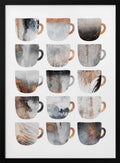 Metallic Abstract Mugs