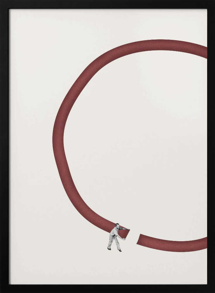 Let's reconnect Art Print UK — Abstract Minimal Wall Art — Office — Wall It All Prints