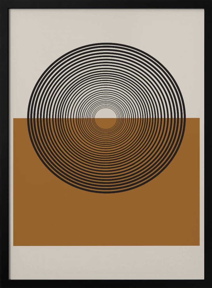 Concentric Reflections Art Print UK — Abstract Calm Wall Art — Bedroom — Wall It All Prints