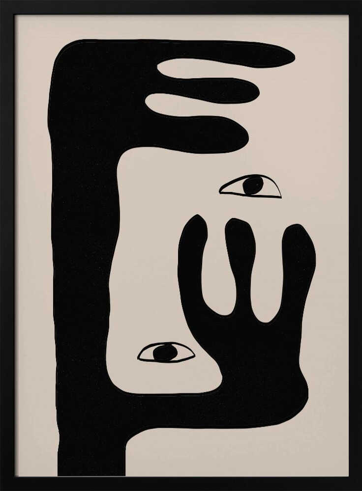 Surreal Gaze Art Print UK — Abstract Calm Wall Art — Office — Wall It All Prints