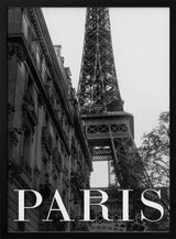 Eiffel Tower in Paris Art Print UK — Vintage Dark Wall Art — Living Room — Wall It All Prints