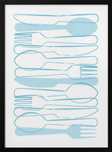 Stacked Kitchen Utensils