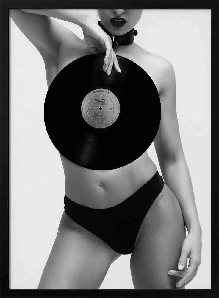 Sensual Vinyl Record Art Print UK — Portrait Vibrant Wall Art — Living Room — Wall It All Prints