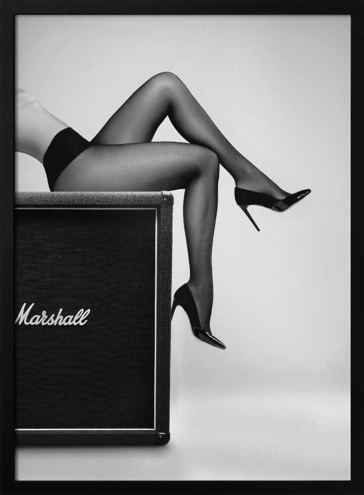 High Heels Rock Style Art Print UK — Portrait Vibrant Wall Art — Living Room — Wall It All Prints