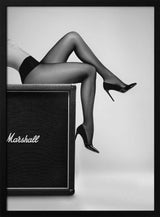 High Heels Rock Style Art Print UK — Portrait Vibrant Wall Art — Living Room — Wall It All Prints