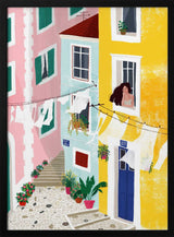 Vibrant European Street