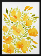 Sunny Watercolor Blooms