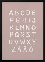 Scandinavian Alphabet Letters