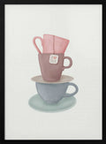 Stacked Tea Cups