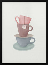 Stacked Tea Cups