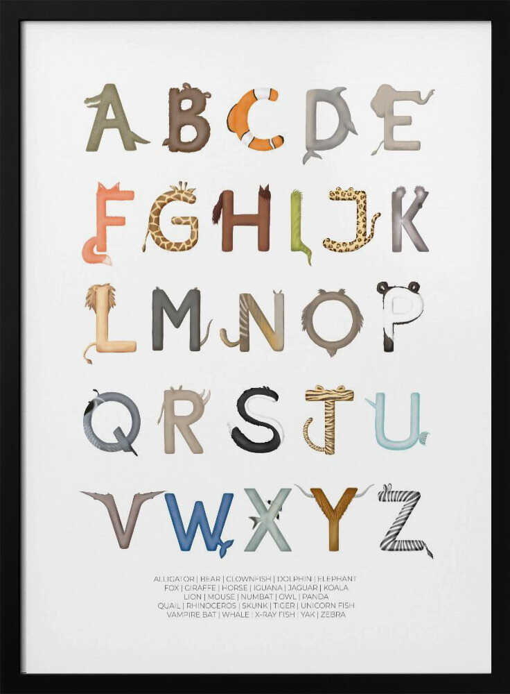 Whimsical Animal Alphabet