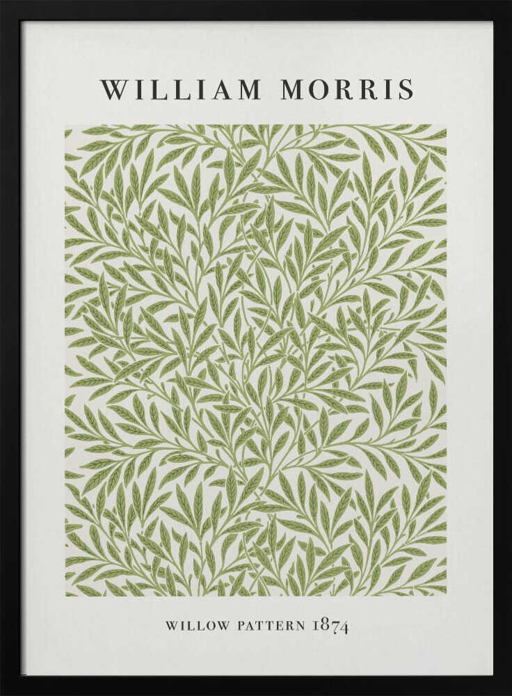 Willow Pattern Art Print UK — Botanical Fresh Wall Art — Living Room — Wall It All Prints